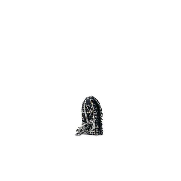 CHANEL Black Tweed Seasonal Bag A-A26779 - Picture 3 of 11